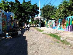 11 Walking down Barry Street to see the street art Paint Jamaica street art in Kingston Jamaica